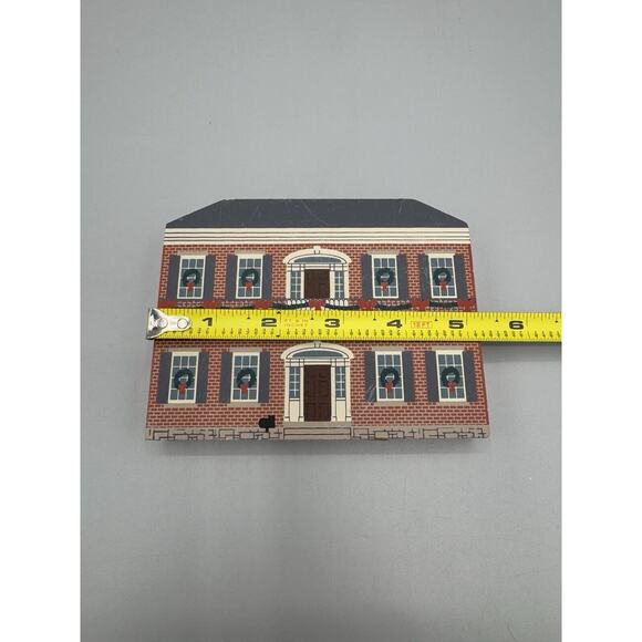 Vintage 1994 Cat's Meow New Orleans Wood Block House READ DETAILS - Picture 5 of 6